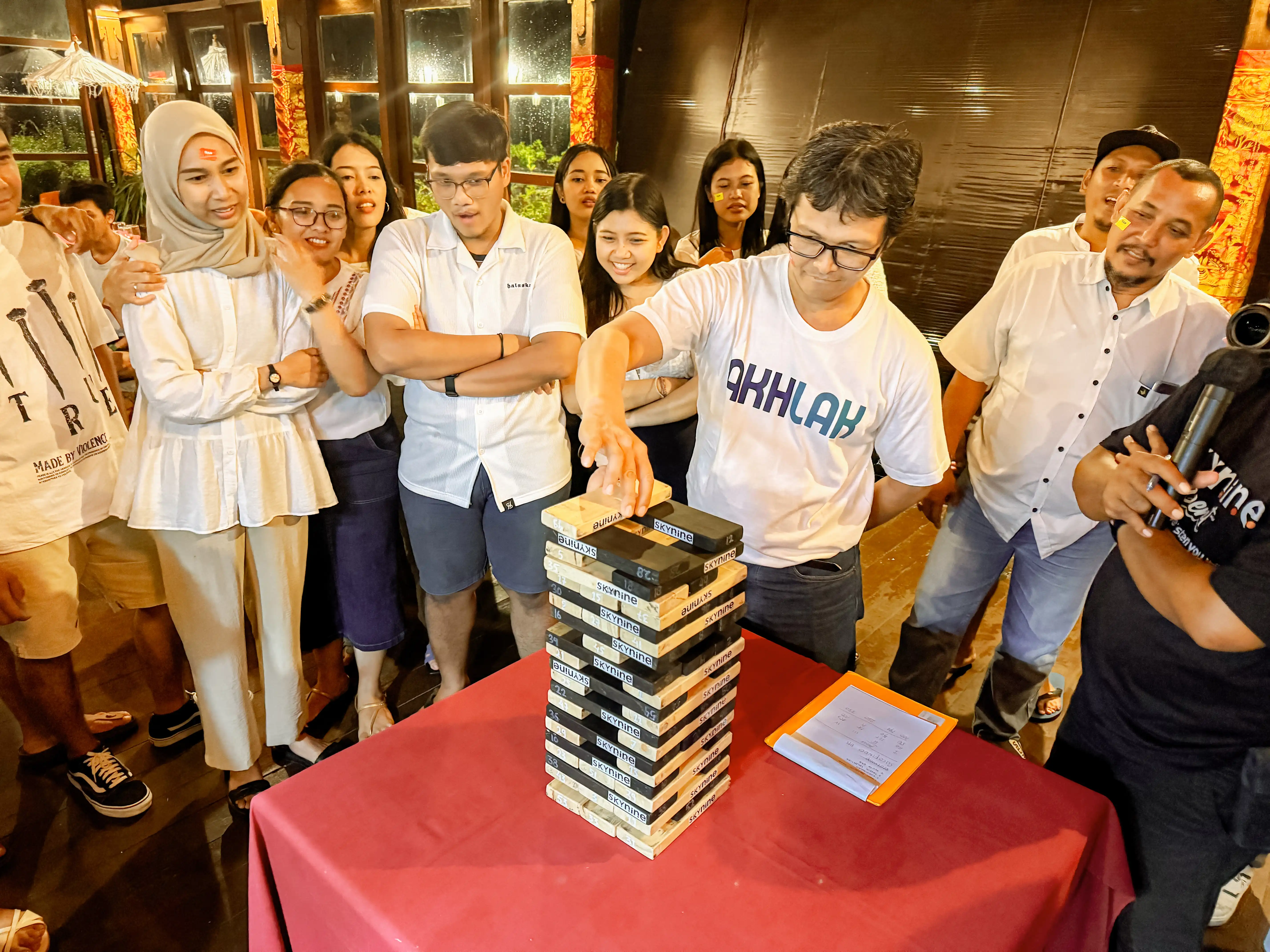 Giant Jenga Team Building Lombok